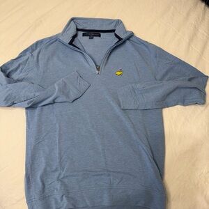 Unisex Light Blue Masters Quarter-Zip Pullover